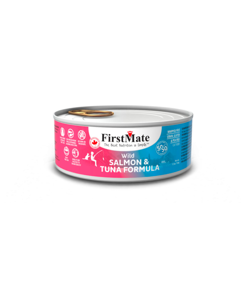 Firstmate FirstMate LID Canned Cat Food Wild Salmon & Tuna 5.5 oz single