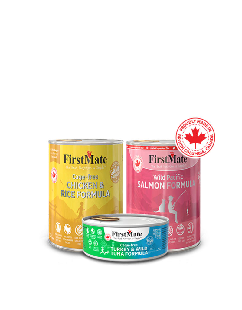 Firstmate FirstMate LID Canned Cat Food Wild Salmon 3.2 oz single