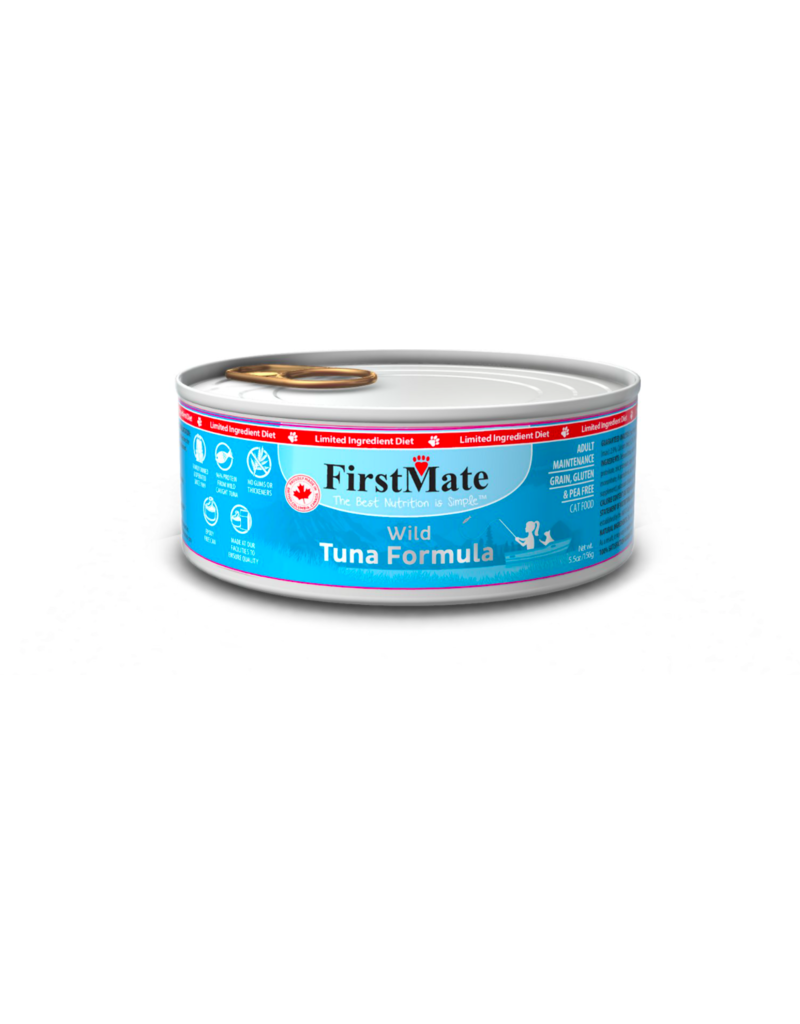 Firstmate FirstMate LID Canned Cat Food Wild Tuna 3.2 oz single