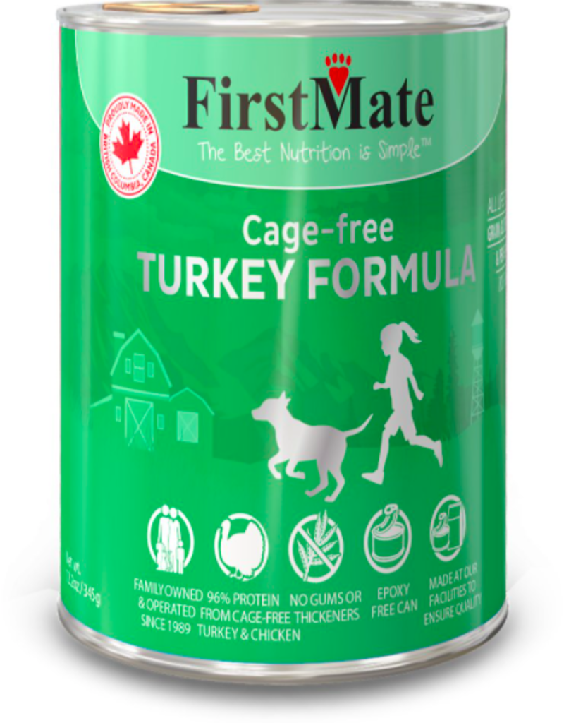 Firstmate FirstMate Canned Dog Food Cage-Free Turkey 12.2 oz CASE