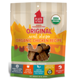 Plato Z Plato Dog Jerky Treats Organic Chicken Strips 3 oz