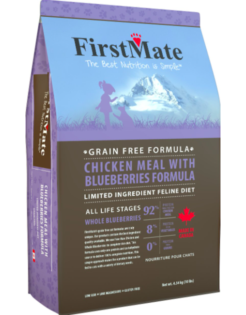 Firstmate FirstMate Grain-Free Cat Kibble Chicken with Blueberries 10 lbs