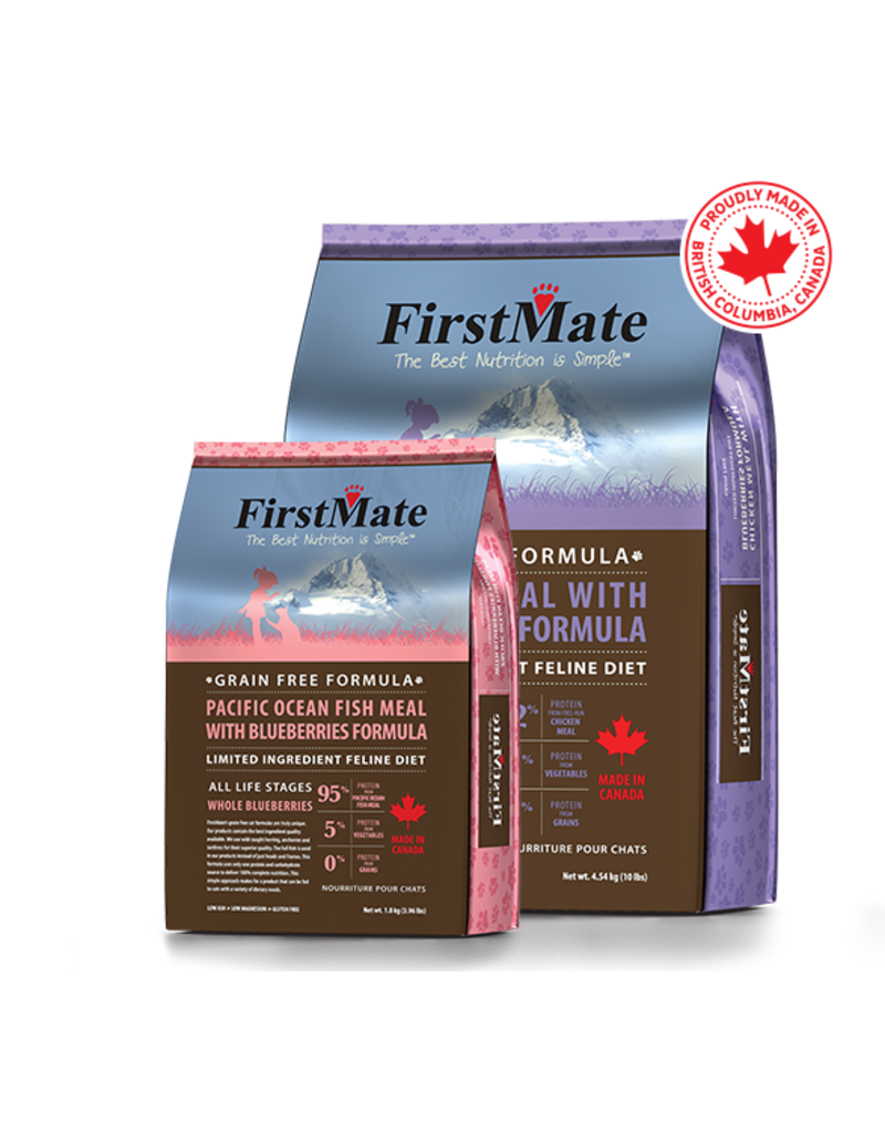 Firstmate FirstMate Grain-Free Cat Kibble Ocean Fish with Blueberries 3.96 lbs