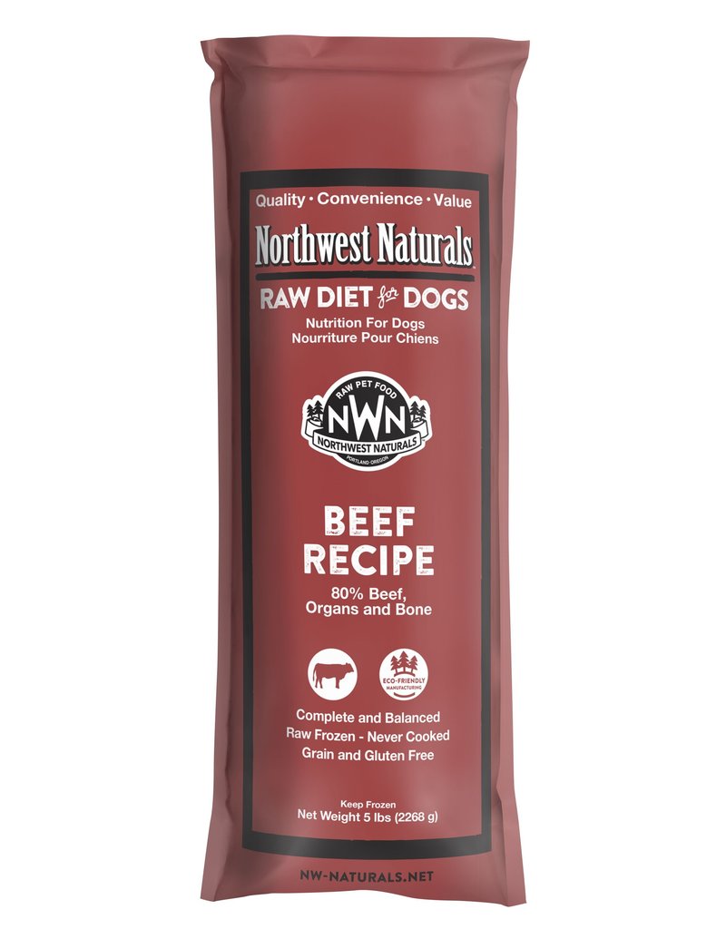Northwest Naturals Northwest Naturals Frozen Chub Beef 5 lb CASE (*Frozen Products for Local Delivery or In-Store Pickup Only. *)
