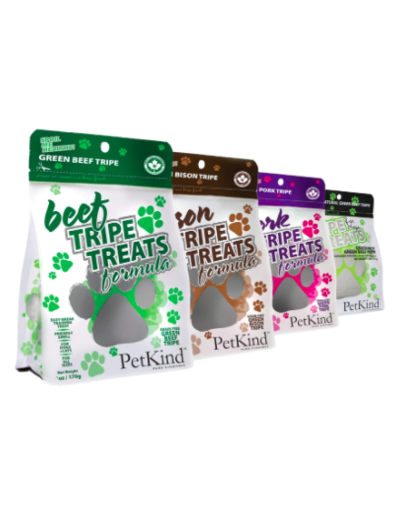 Petkind PetKind Dog Jerky Treats Bison Tripe 6 oz