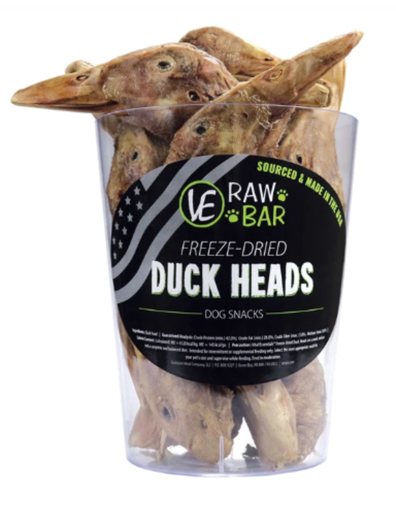 Vital Essentials Vital Essentials Raw Bar Dog Treats Freeze Dried Duck Heads single