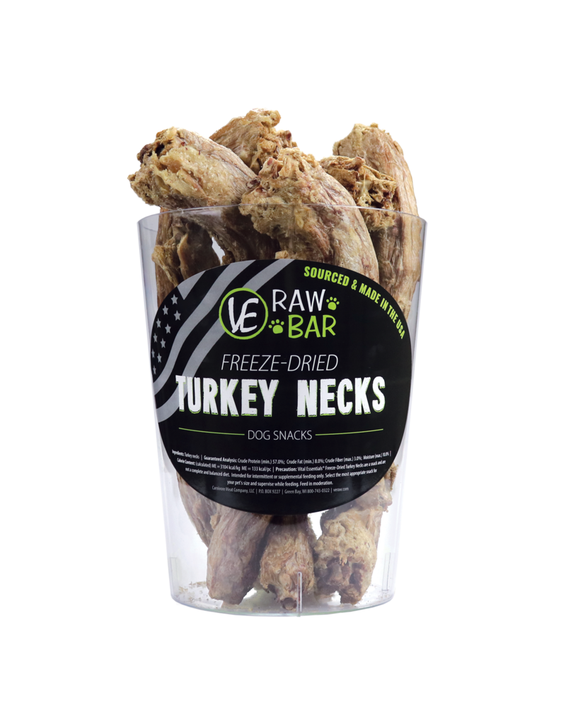 Vital Essentials Vital Essentials Raw Bar Dog Treats Freeze Dried Turkey Necks single