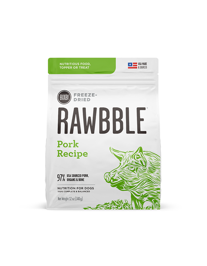 Bixbi Bixbi Freeze Dried Rawbble Pork 26 oz