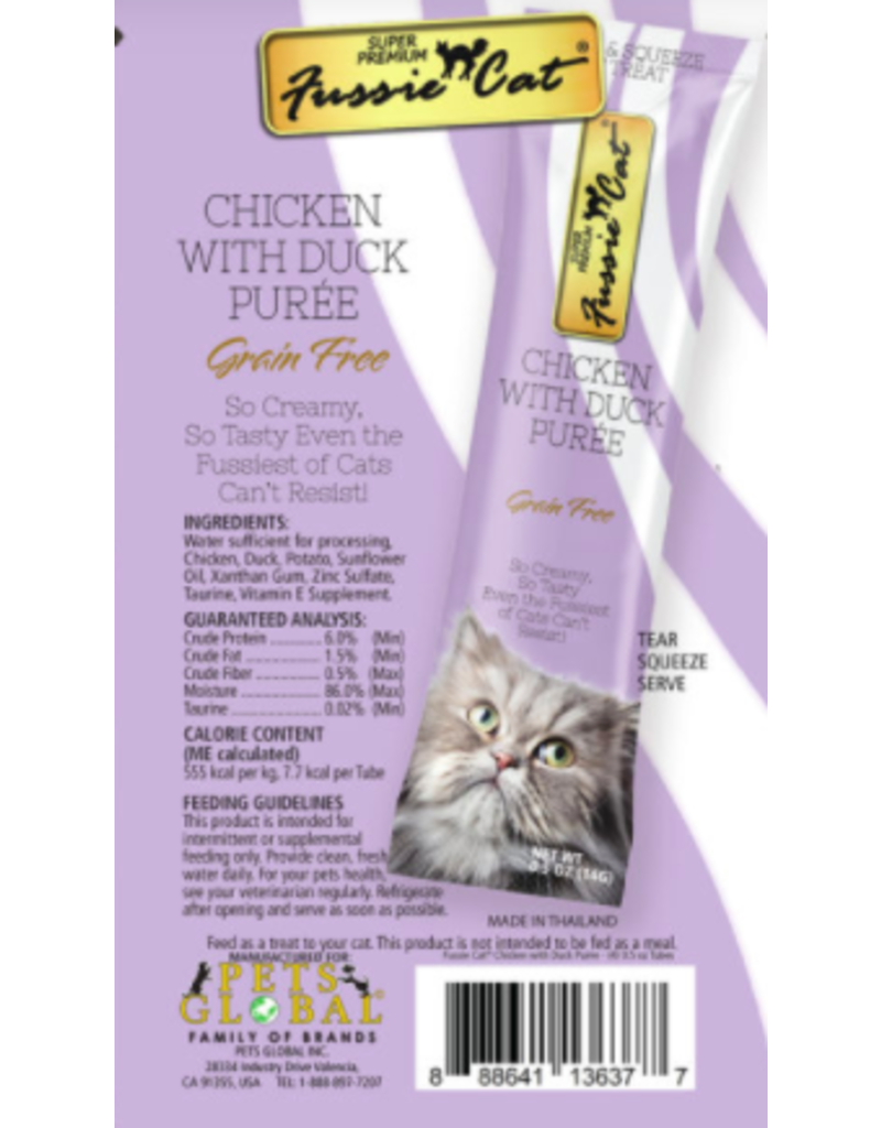 Fussie Cat Fussie Cat Puree Treats | Chicken with Duck 2 oz