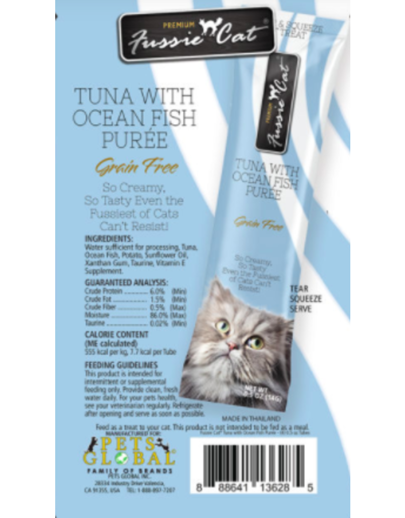 Fussie Cat Fussie Cat Puree Treats | Tuna with Ocean Fish 2 oz