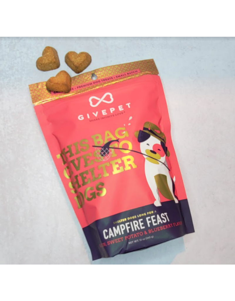 GivePet, LLC GivePet Grain-Free Small Batch Dog Treats | Campfire Feast 12 oz