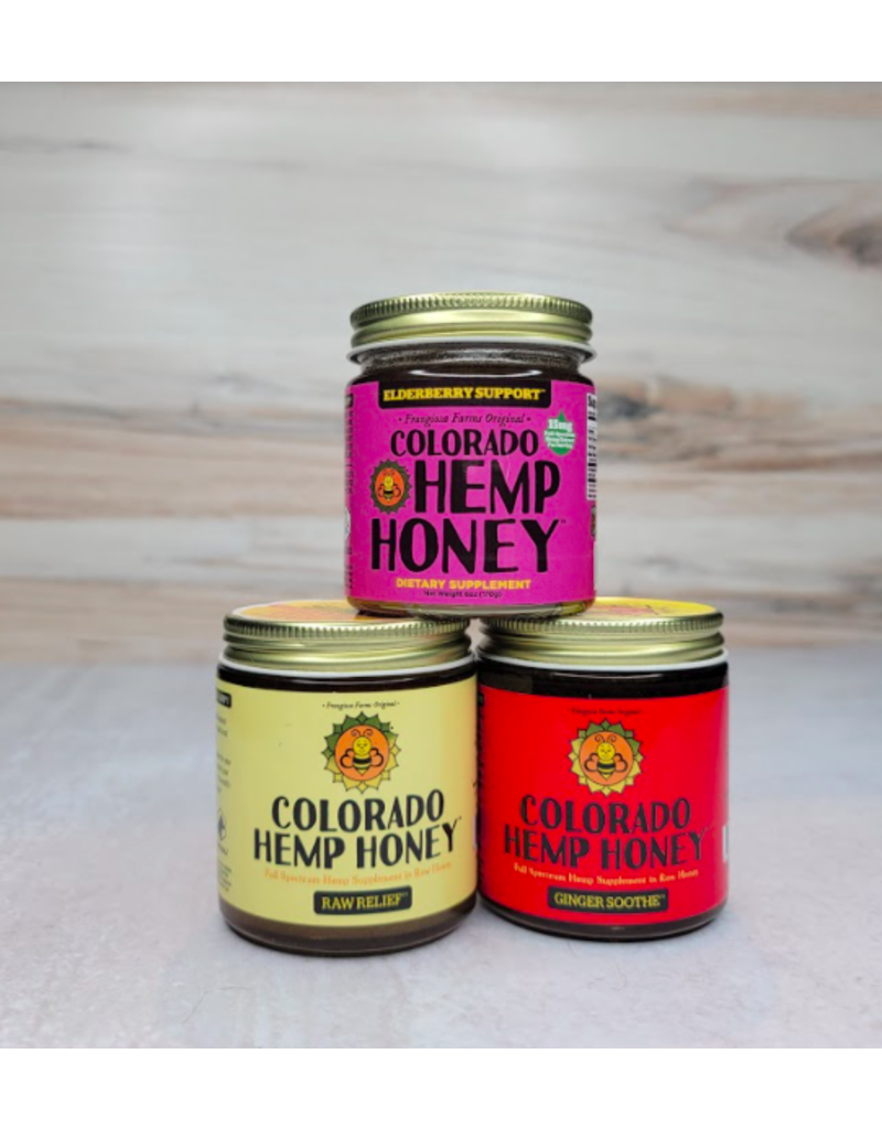 Colorado Hemp Honey Colorado Hemp Honey Raw Relief Double Strength Jar 6 oz