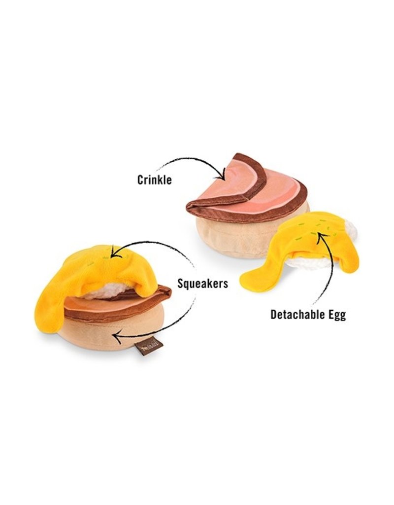 PLAY P.L.A.Y. Barking Brunch Dog Toy Benny's Benedict