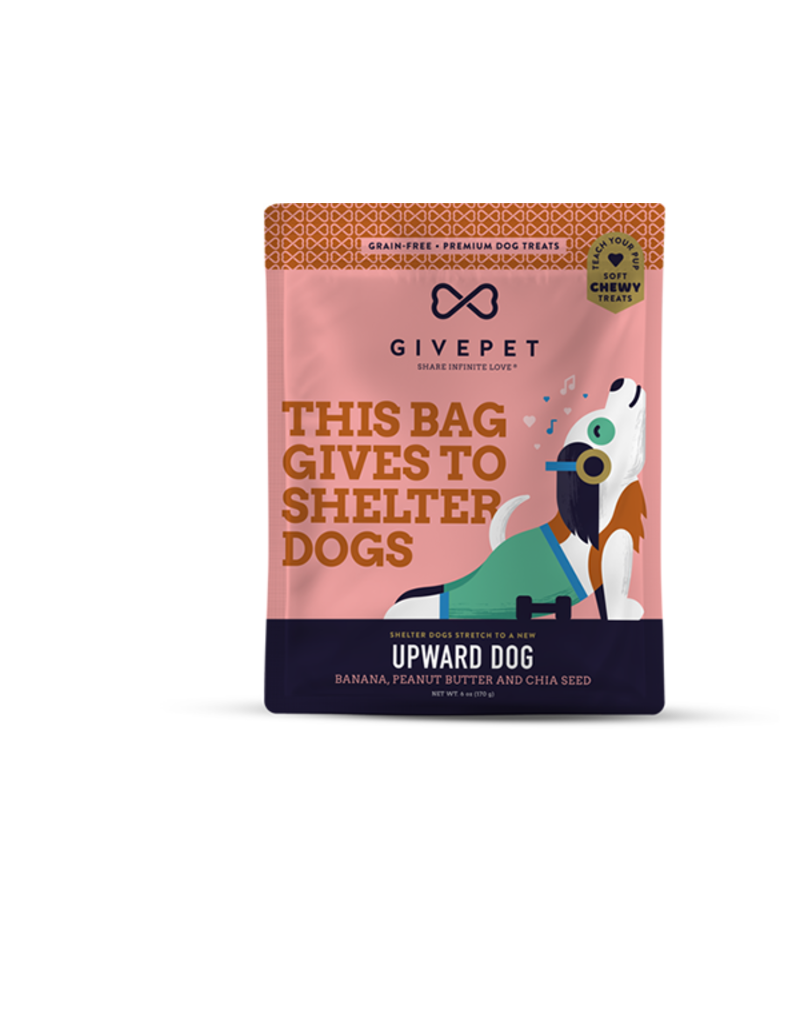 GivePet, LLC GivePet Grain-Free Soft & Chewy Dog Treats | Upward Dog 6 oz