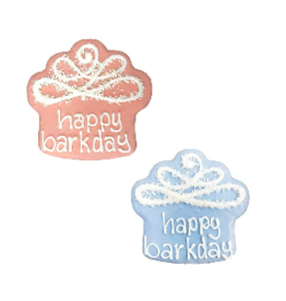 Bosco and Roxy's DISC Bosco & Roxy's Bark-Day Collection | Happy Bark-Day Cupcake Blue or Pink single