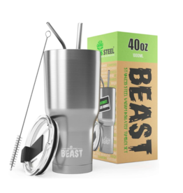 The Pet Beastro The Pet Beastro Tumbler | Rescued Green Heart Logo