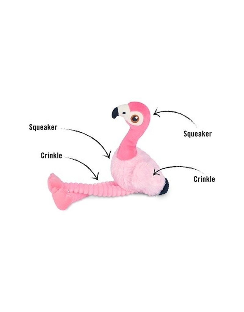 PLAY P.L.A.Y. Fetching Flock Dog Toys | Flora the Flamingo