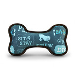 PLAY P.L.A.Y. Dog Toys Eco Bone Dog's Life Blue Small