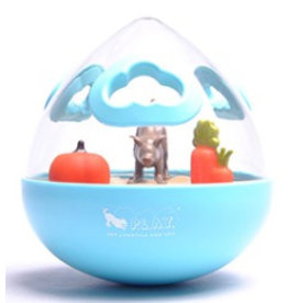 PLAY P.L.A.Y. Dog Toys | Wobble Ball 2.0 Blue
