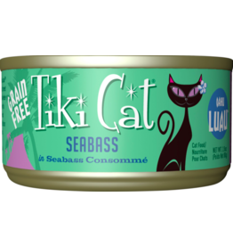 Tiki Cat Tiki Cat Canned Cat Food Oahu Luau (Seabass) 2.8 oz single