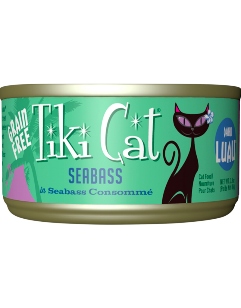 Tiki Cat Tiki Cat Canned Cat Food Oahu Luau (Seabass) 2.8 oz single