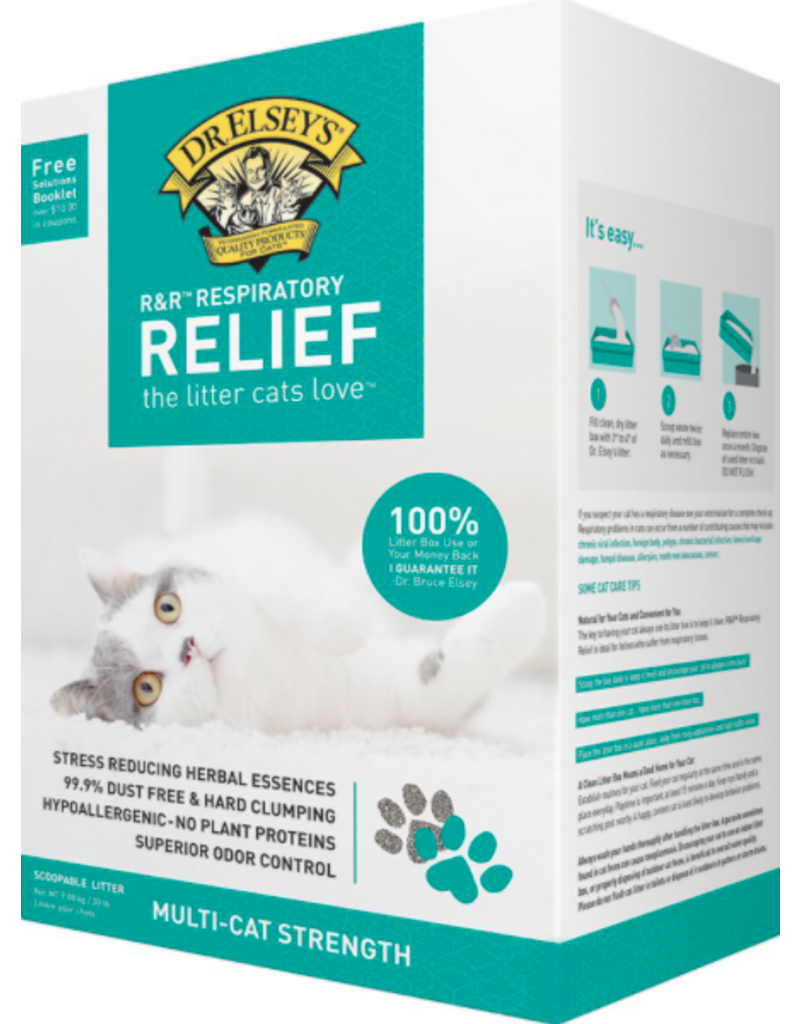 Dr. Elsey's Dr. Elsey's Precious Cat Litter | Respiratory Relief 20 lb (* Litter 12 lbs or More for Local Delivery or In-Store Pickup Only. *)