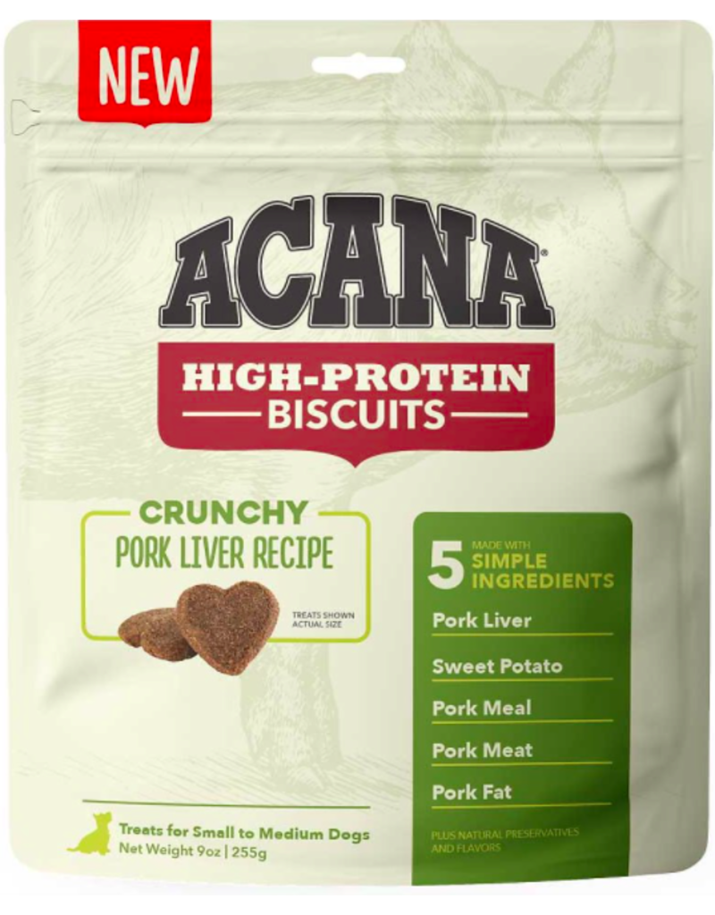 Acana Acana High Protein Biscuits | Pork Liver Recipe Small 9 oz
