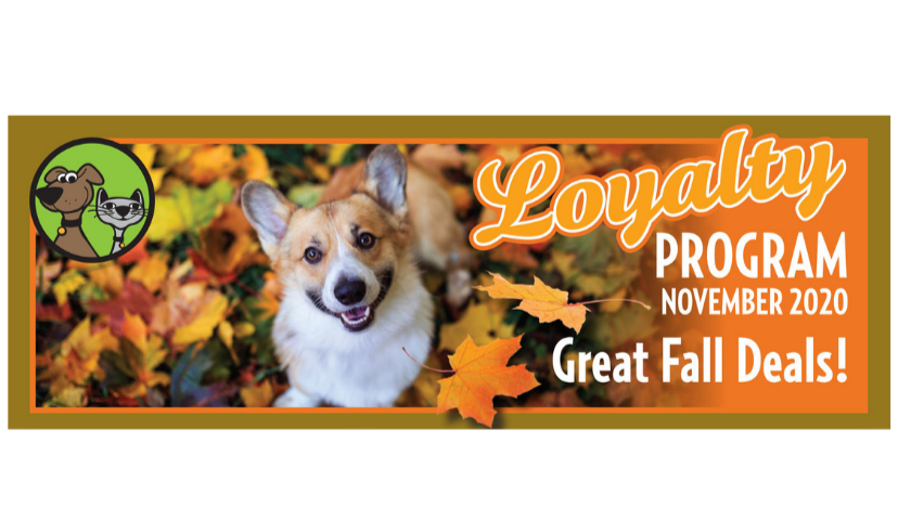 November Dog & Cat Food & Treats Loyalty Program Specials Have Arrived! 