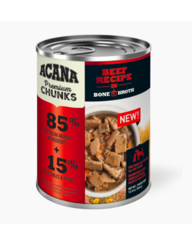 Acana Acana Canned Dog Food | Beef Recipe 12.8 oz CASE