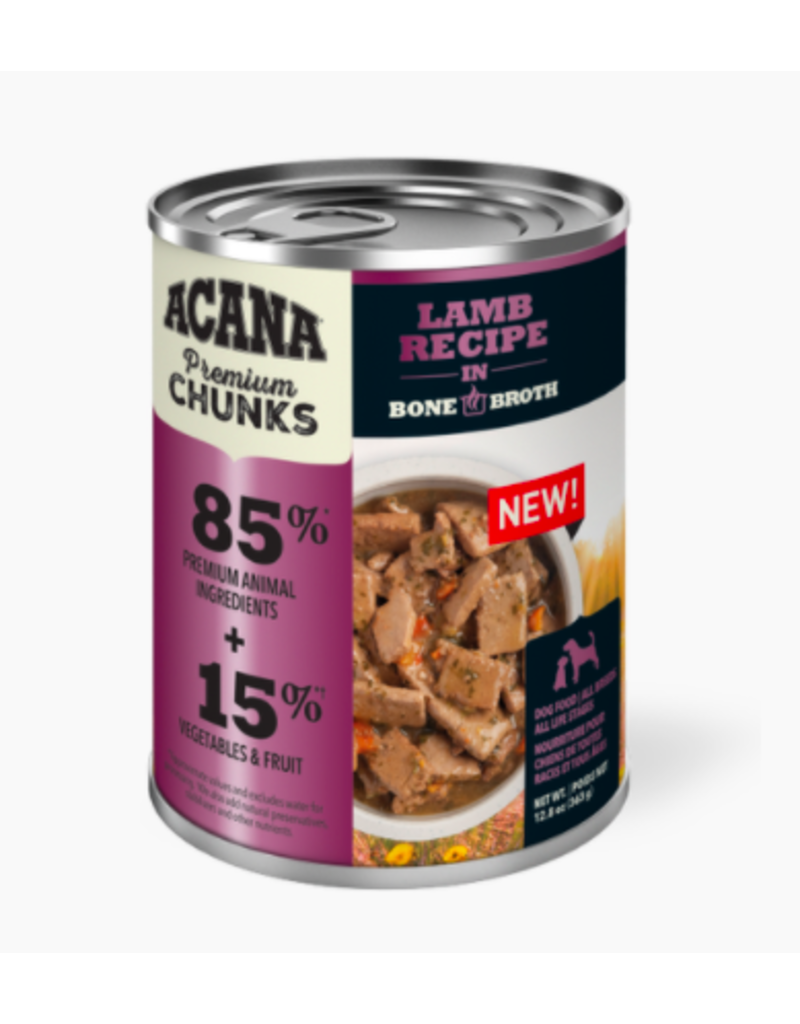 Acana Acana Canned Dog Food | Lamb Recipe 12.8 oz CASE