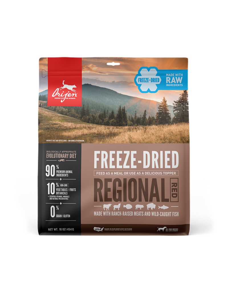Orijen Orijen Freeze Dried Dog Food Regional Red 16 oz