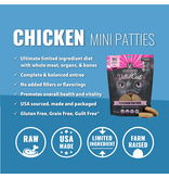 Vital Essentials DISC Vital Essentials Cat Freeze Dried Food Mini Patties Chicken Entree 8 oz