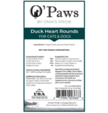 Oma's Pride Oma's Pride Freeze Dried Duck Heart Rounds 16 oz