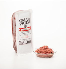 Oma's Pride Oma's Pride O'Paws Dog Raw Frozen Beef Organ Blend 2 lb CASE (*Frozen Products for Local Delivery or In-Store Pickup Only. *)