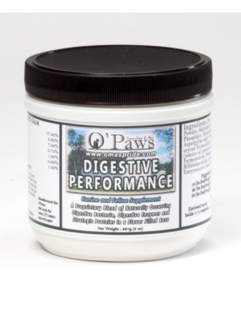 Oma's Pride Oma's Pride O'Paws Dog Supplements | Digestive Performance 8 oz