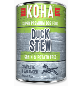 Koha Koha Canned Dog Food CASE Duck Stew 12.7 oz
