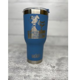 The Pet Beastro The Pet Beastro Tumbler | Cat Mom Blue Motto Logo