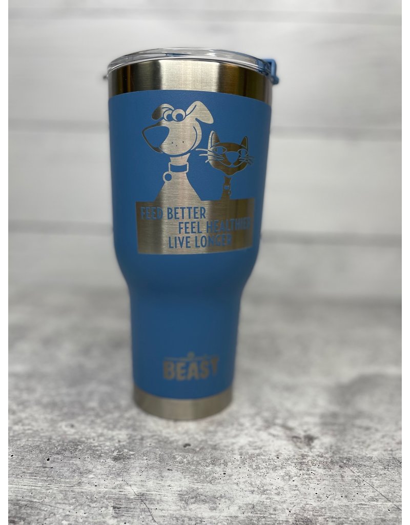 The Pet Beastro The Pet Beastro Tumbler | Cat Mom Blue Motto Logo