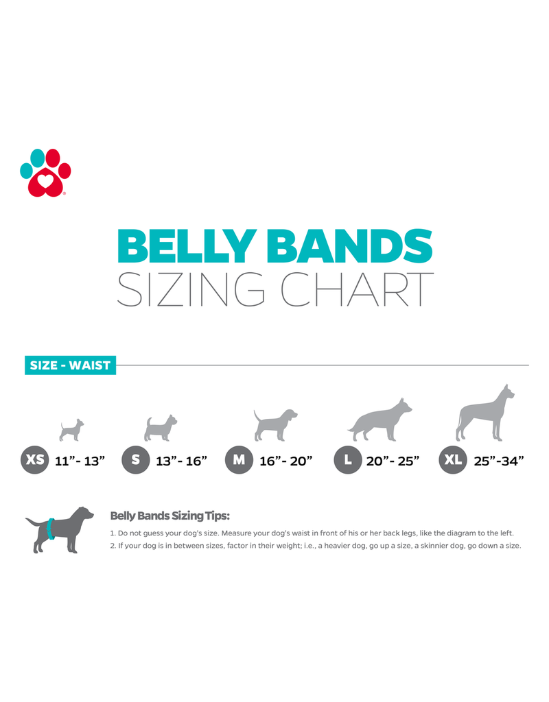 Pet Parents Z Pet Parents Reusable Belly Bands | Gentleman Pack Medium 3 pk