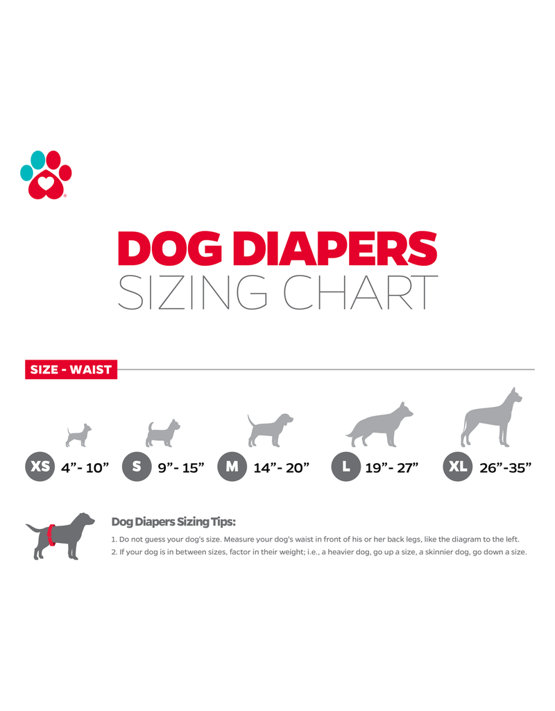 Pet Parents Pet Parents Reusable Diapers | Princess Pack Medium 3 pk