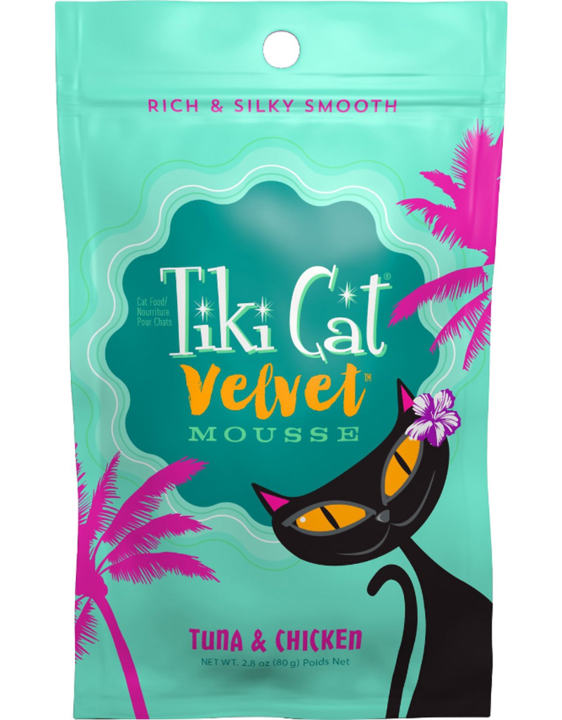 Tiki Cat Tiki Cat Velvet Mousse Tuna & Chicken 2.8 oz CASE