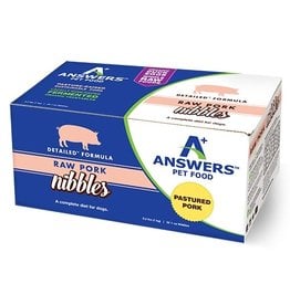 Answer's Pet Food Answers Frozen Dog Food  Detailed Pork Nibbles 2.2 lbs (*Frozen Products for Local Delivery or In-Store Pickup Only. *)