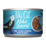Tiki Cat Tiki Cat Aloha Friends Canned Cat Food Tuna w/ Tilapia & Pumpkin 5.5 oz CASE