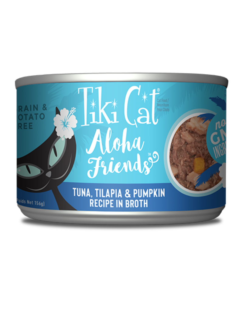 Tiki Cat Tiki Cat Aloha Friends Canned Cat Food Tuna w/ Tilapia & Pumpkin 5.5 oz CASE