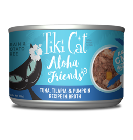Tiki Cat Tiki Cat Aloha Friends Canned Cat Food Tuna w/ Tilapia & Pumpkin 5.5 oz single