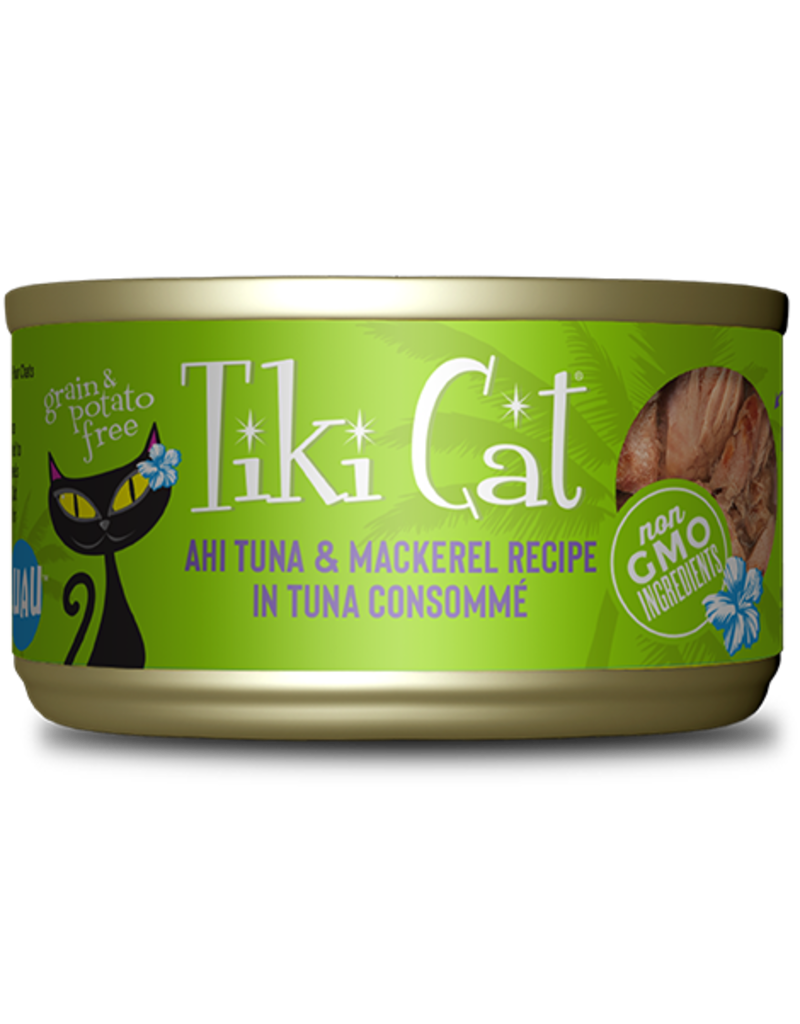 Tiki Cat Tiki Cat Canned Cat Food Papeekeo Luau (Ahi Tuna & Mackerel) 2.8 oz CASE