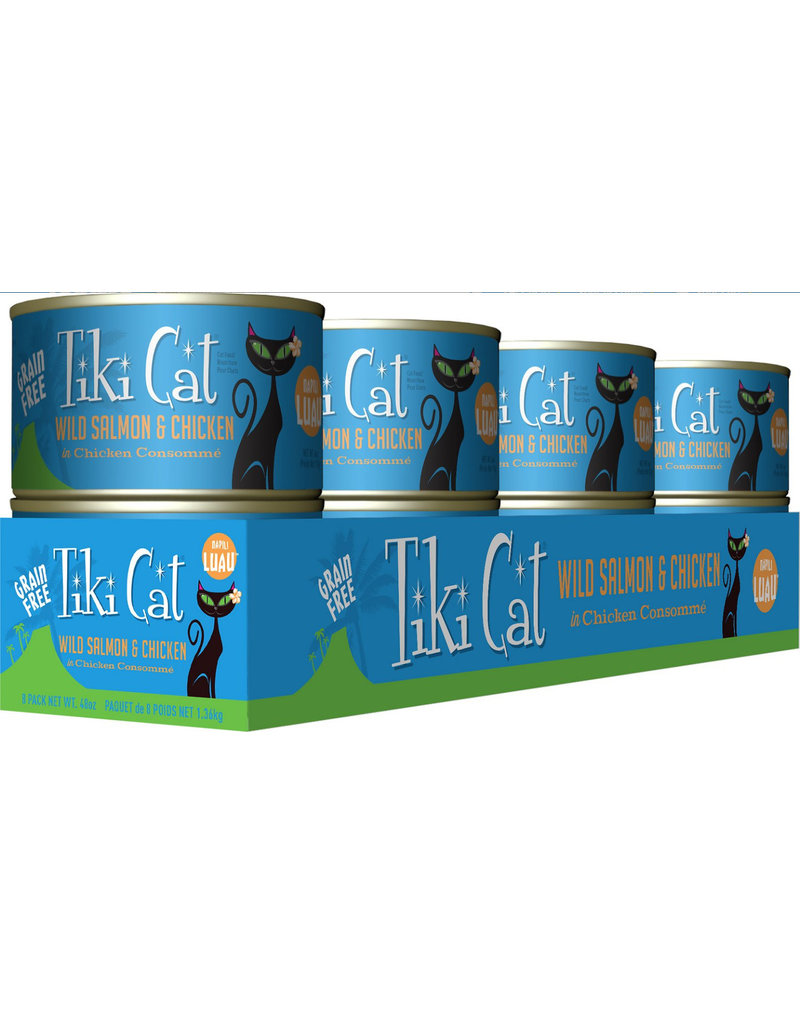 Tiki Cat Tiki Cat Canned Cat Food Napili Luau (Wild Salmon & Chicken) 6 oz CASE