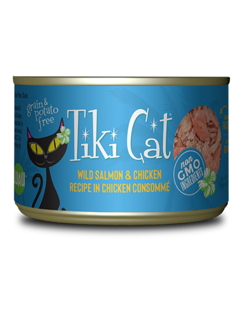 Tiki Cat Tiki Cat Canned Cat Food Napili Luau (Wild Salmon & Chicken) 6 oz CASE