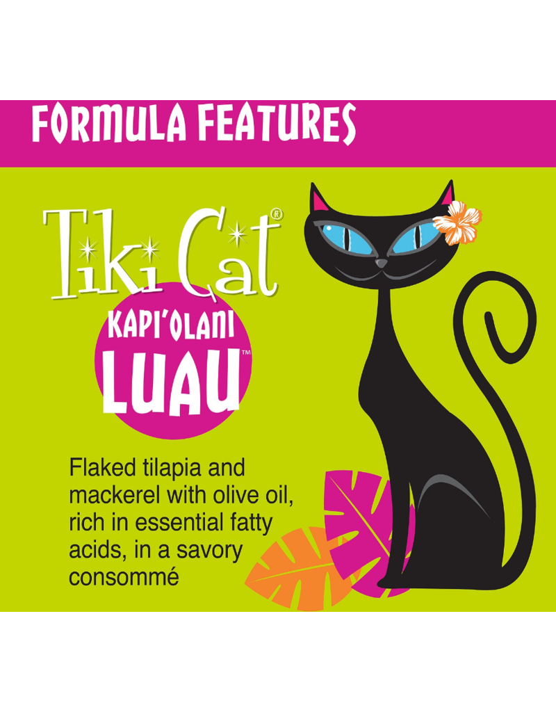 Tiki Cat Tiki Cat Canned Cat Food | KapTiki Cat Canned Cat Food Kapi'Olani Luau (Tilapia) 6 oz CASE