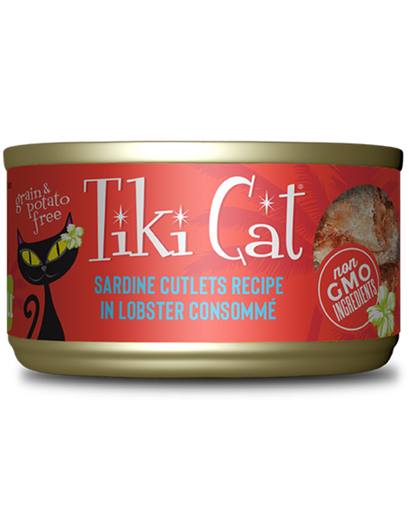 Tiki Cat Tiki Cat Canned Cat Food Bora Bora Grill (Sardine Cutlets) 2.8 oz CASE